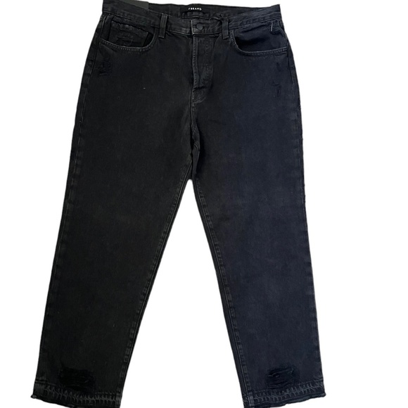 J Brand Ivy High Rise Crop Straight Leg Black Jeans 29 NWT - Picture 9 of 16